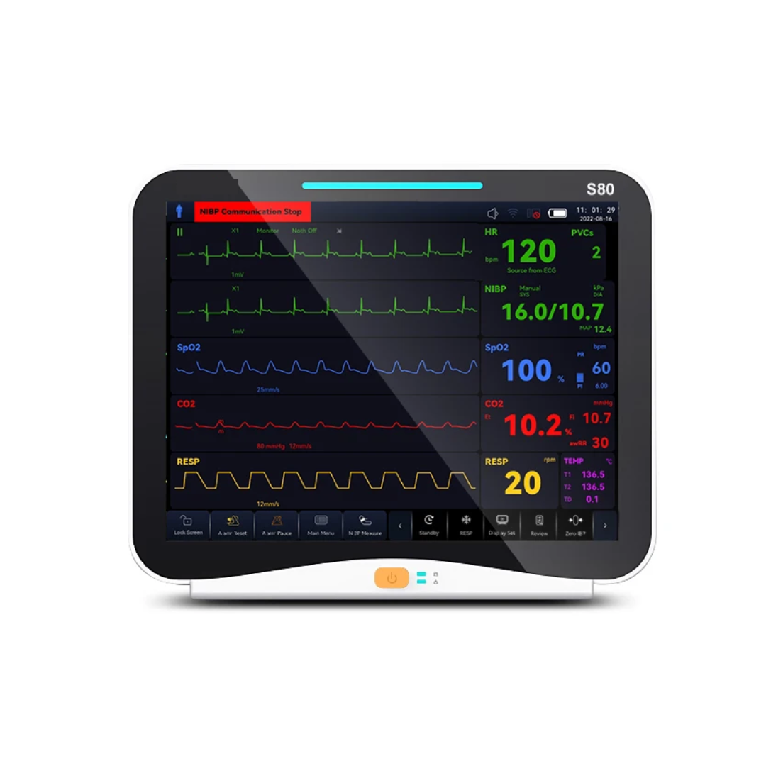 Monitor de signos vitales 6 Parámetros (Pantalla touch)